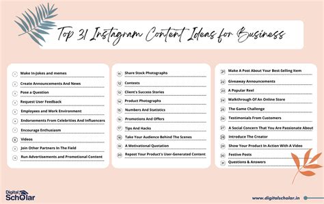 Top 31 Instagram Content Ideas For Business You Can Steal Right Now