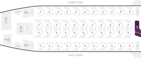 Virgin Atlantic Fleet Seat Map Plane Layout Elcho Table
