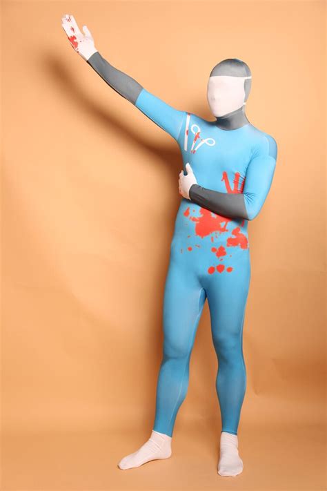 A5 040pattern Lycra Spandex Bodysuit Full Body Zentai Suit Halloween