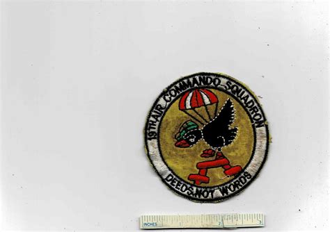 Vietnam War Deeds Not Words 19th Air Commando Squadron Usaf Us Etsy