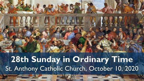 Th Sunday In Ordinary Time October Youtube