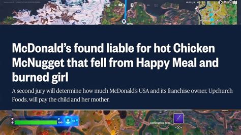 Mcdonald Is Found Liable Over Chicken Mcnugget Burning Young Girl Youtube