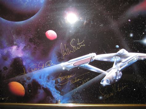 Second Star To The Right Star Treklithograph By Michael David Ward