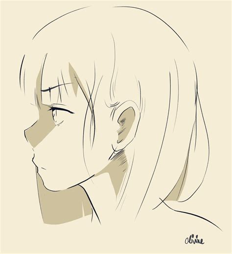 Just A Side Profile Sketch Hope Ya Like Animesketch