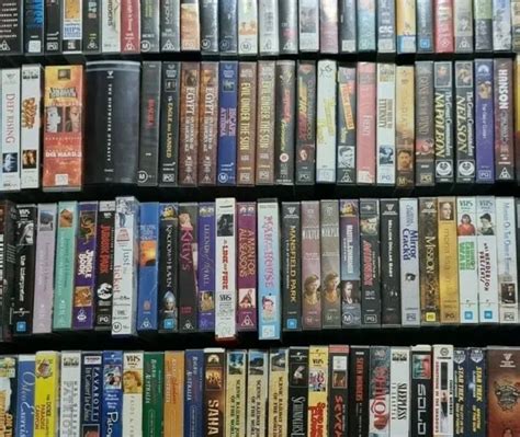 Variety Of Vhs Tapes To Pick From Classics Retro Collection Videos