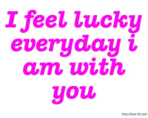 Feeling Lucky Quotes Quotesgram