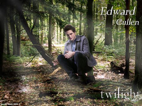 Edward At The Forest Twilight Series Fan Art 8364730 Fanpop