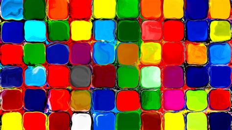Rainbow Colors Tiles Bright Wallpapers Hd Desktop And Mobile