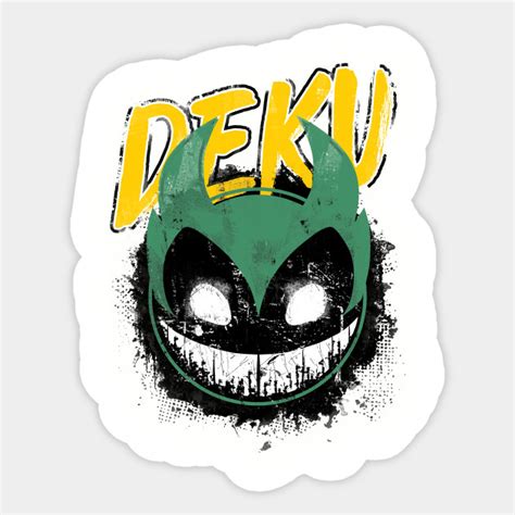 My Hero Deku Boku No Hero Academia Sticker Teepublic