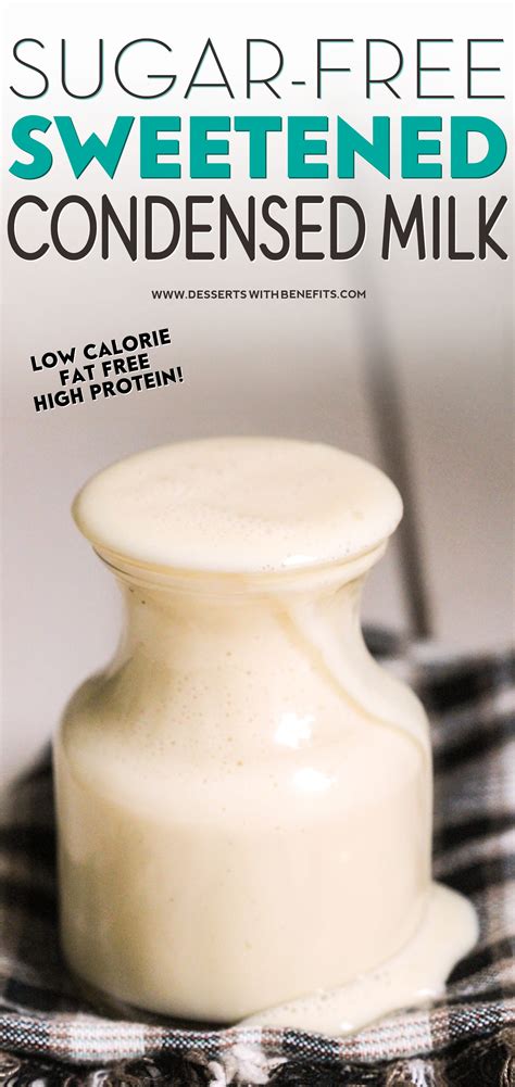 Healthy Homemade Sweetened Condensed Milk Recipe Fat Free