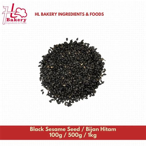 Black Sesame Seed Bijan Hitam G G Kg Shopee Malaysia