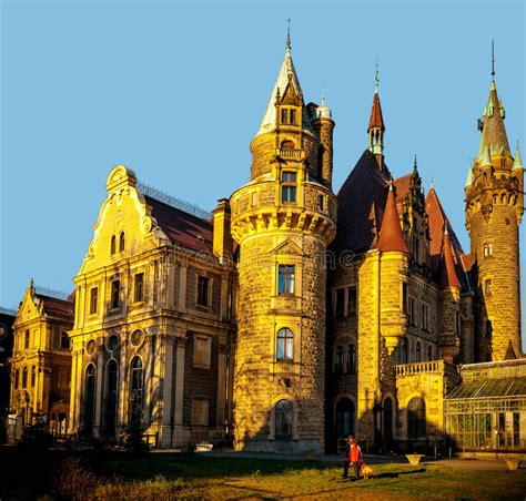 Moszna Castle In Poland Stock Photo Image Of Tower Harbor 27145328