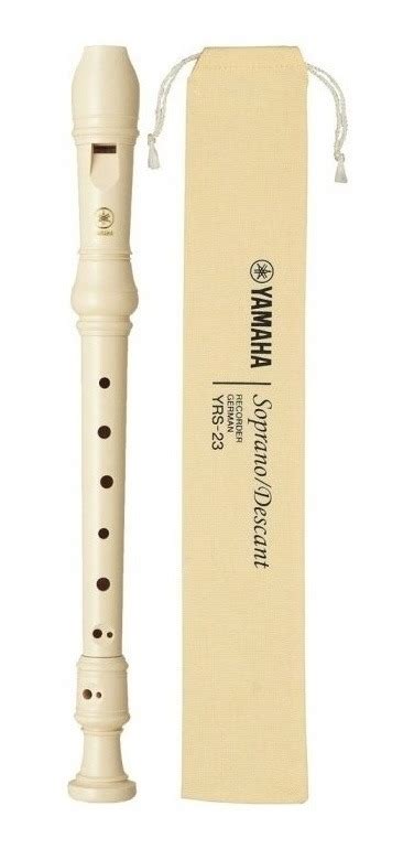 Flauta Doce Yamaha Yrs23 Soprano Germanica Original Mercado Livre