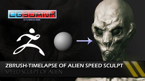 Zbrush Timelapse Of Creature Alien Speed Sculpt In 2021 Zbrush