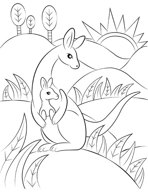 Adopt Me Kangaroo Coloring Pages