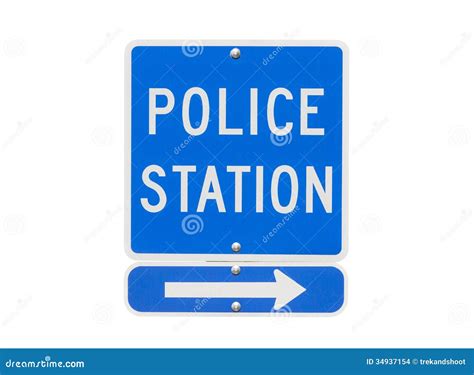 Printable Police Station Sign