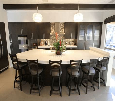 Ways to decorate a kitchen island with seating for 7 only in homesaholic design. Guide to Choose Kitchen Island with Seating for 6