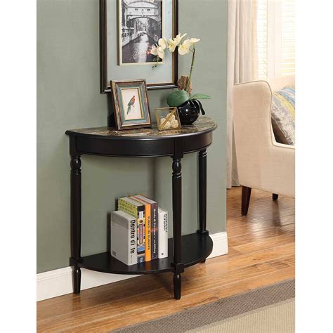 Convenience Concepts French Country Half Moon Hall Table Multiple