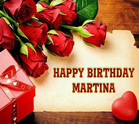 Happy Birthday Martina Image