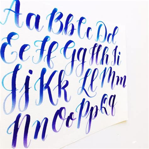 Calligraphy With Capital Letters Video And Freebies