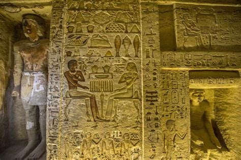 Scènes De Famille Dans La Tombe Découverte à Saqqara 15 Décembre 2018 Arte Del Antiguo