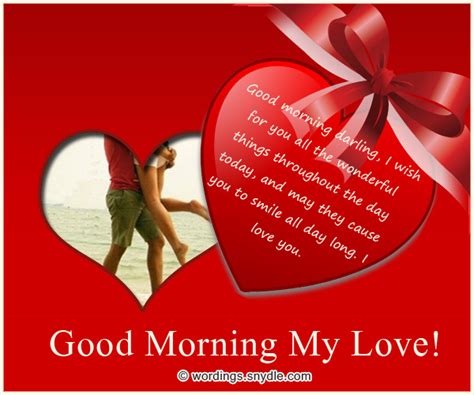 romantic good morning messages wordings and messages