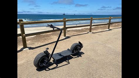 2000w SoverSky S5 Electric Fat Tire Stand Up Scooter YouTube