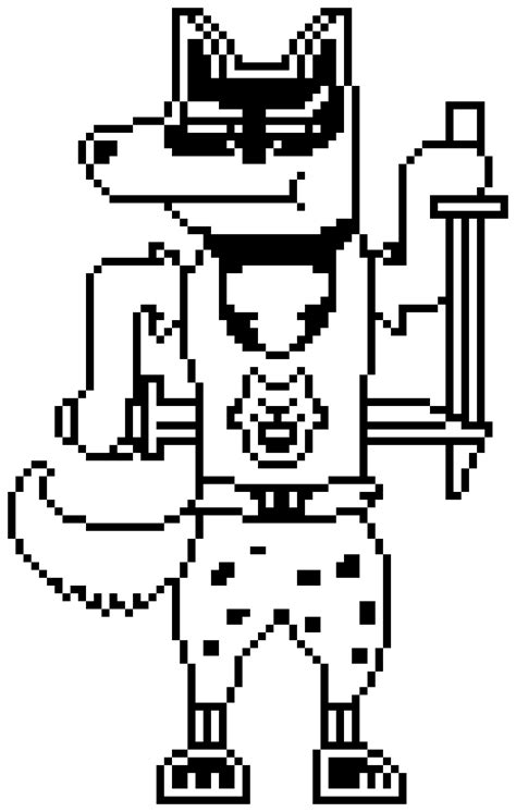 Edición Undertale Doggo Base Herramienta Gratuita De Dibujo En Línea