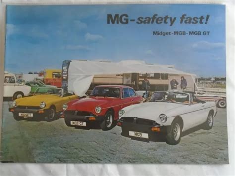 Mg Midget Mgb Mgb Gt Range Brochure May Ref C
