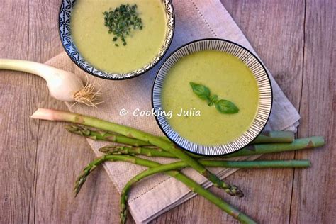COOKING JULIA CRÈME DASPERGES VERTES