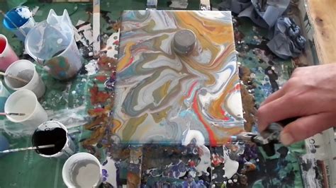 75 Pouring Abstract Painting Youtube