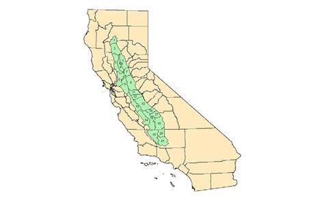 1 California Agricultural Production Regions In The Central Valley Download Scientific Diagram