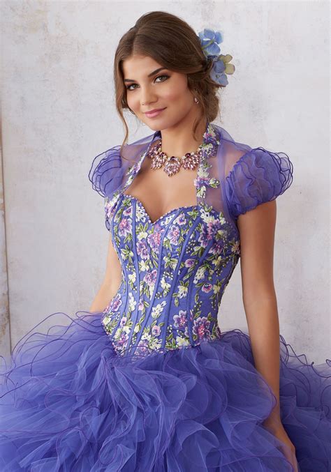Morilee Quinceanera Dresses Style Number 89121 Embroidery And Beading On A Ruffled Tulle