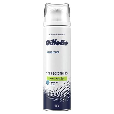 Buy Gillette Sensitive Skin Soothing Shave Gel 195g Online At Chemist