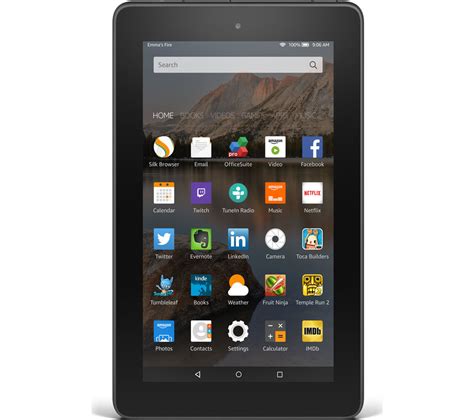 Buy Amazon Fire 7 Tablet 8 Gb Black Free Delivery Currys