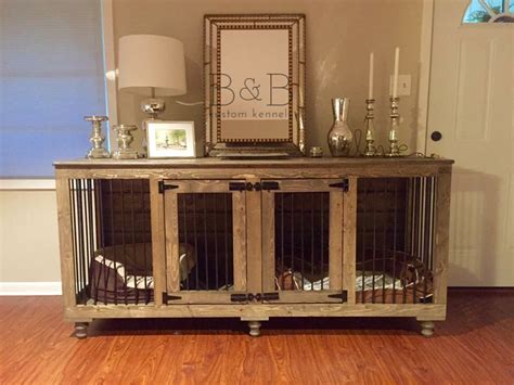 The Double Doggie Den™ Indoor Rustic Dog Kennel For Two With Images