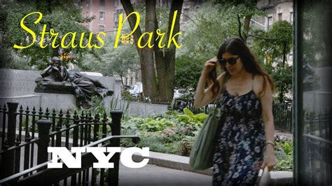 Straus Park Upper West Side Manhattan New York Youtube
