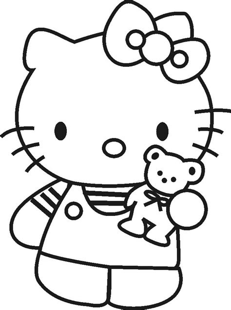 Free Coloring Pages For Kids Hello Kitty Coloring Sheet Hello Kitty