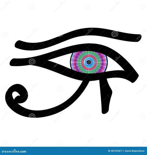 Eye Of Horus Stock Vector Illustration Of Character 48159367