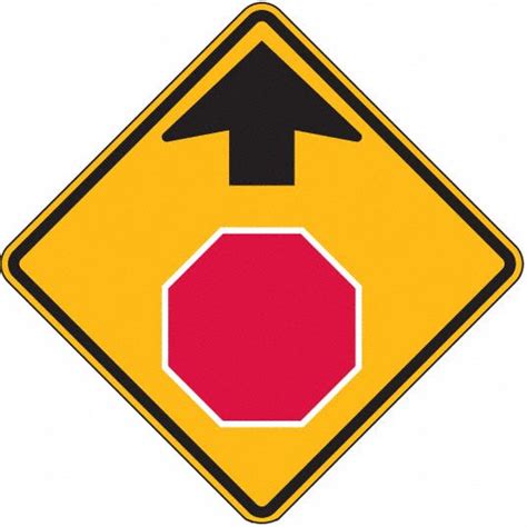 Lyle Stop Sign Ahead Traffic Sign Mutcd Code W3 1 30 In X 30 In