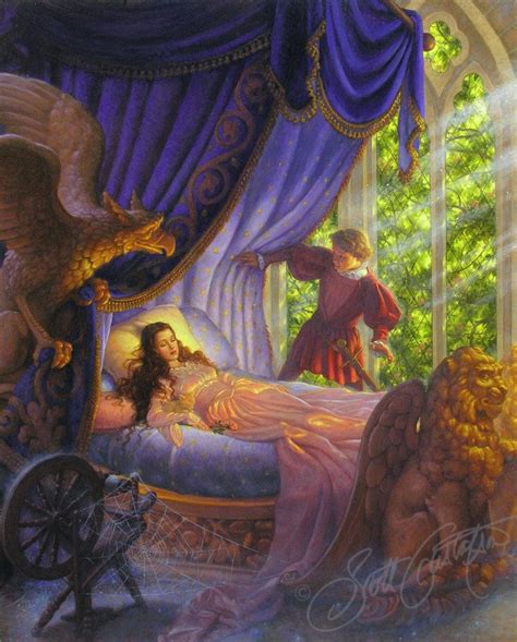 Sleeping Beauty — The Art Of Scott Gustafson Спящая красавица Сказки