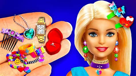 37 diy barbie jewellery necklace earrings rings hairpins bracelets and more mega