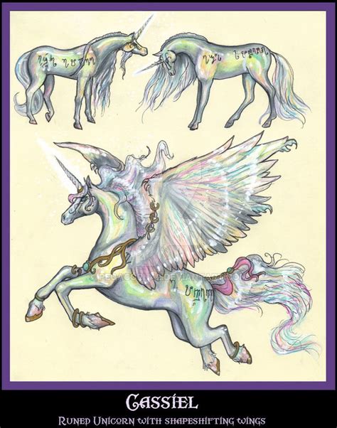 Cassiel The Runic Unicorn By Pegacorna2 On Deviantart Fantasy Horses