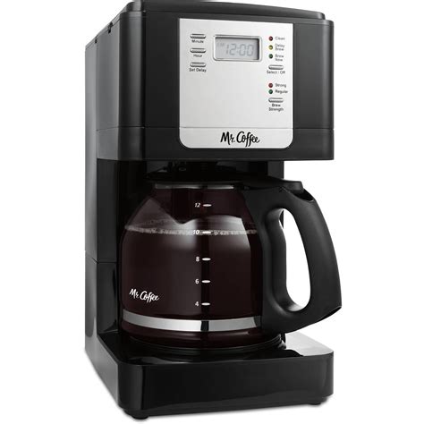Mr Coffee Advanced Brew 12 Cup Programmable Black Coffee Maker