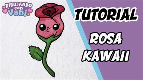 Como Dibujar Una Rosa Kawaii Paso A Paso Dibujos Kawaii Faciles How To