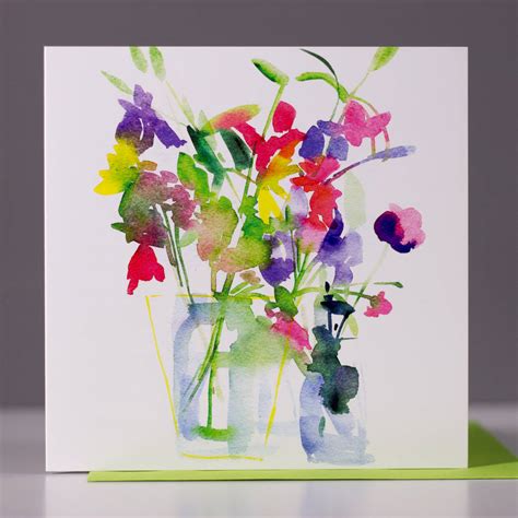 Flower Garden Card Collection Three By Diana Fegredo Studio