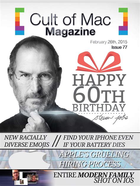 Icymi Happy 60th Birthday Steve Jobs Cult Of Mac