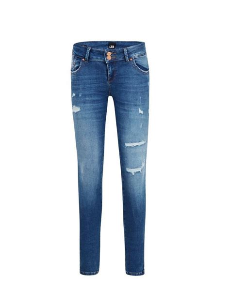 ltb slim fit jeans molly 1 tlg patches weiteres detail cut outs plain ohne details double
