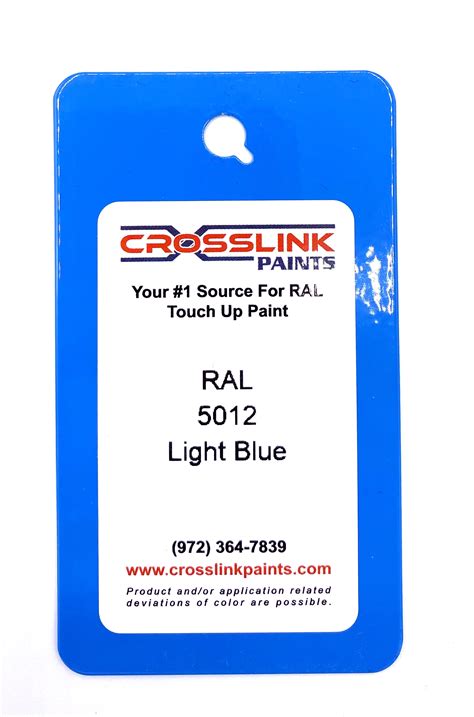 RAL 5012 Light Blue Powder Coating Powder Crosslink Paints