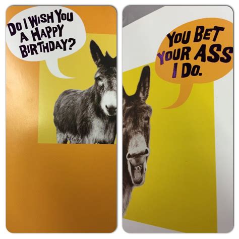Funny Donkey Birthday Cards References Gst On Flower Pots